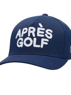 G/FORE FlexFit 110/One Ten Blue "APRES GOLF" Snapback Hat
